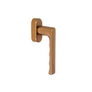Manilla de Ventana Hoppe Hamburg SecuForte con Pulsador, Husillo Ajustable de MM, Aluminio Marrón F4 - Product Image 1
