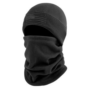 Masque de cyclisme en polaire noir de haute qualité, logo personnalisé OEM&ODM, respectueux de l'environnement, masque de cyclisme d'hiver chaud, livraison DDP - Product Image 1