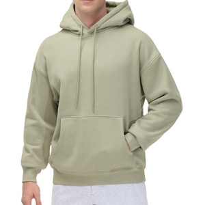 เสื้อฮู้ดผู้ชายปี 2025 คุณภาพสูง พิมพ์โลโก้ตามสั่ง กันลม มีกระเป๋า เสื้อสเวตเชิ้ตปักลาย สตรีทแวร์ ผ้าฝ้าย 100% - Product Image 1