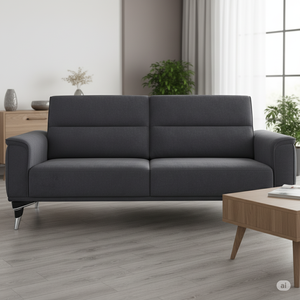 Pata de Mueble Triangular de Plástico Blanco Resistente de 19 cm con Tiras Cromadas, Diseño Moderno para Sofá, Hogar, Oficina y Armarios - Product Image 4