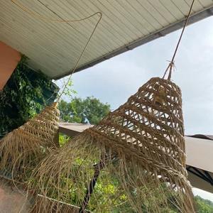 Abat-jour en métal laiton, rotin doum marocain, éclairage décoratif fait à la main, fournisseur en gros aux États-Unis, ETSY, EBAY, SHOPIFY, STOCK, dropshipping - Product Image 1