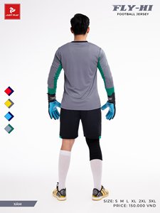 Nouvel arrivage de maillots de gardien de but de football en tissu de haute qualité broderie personnalisée ensembles sportifs Just Play Fly Hi emballage personnalisé - Product Image 5