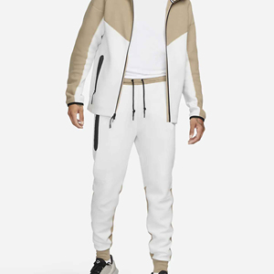 Pantalon de jogging streetwear personnalisé, coupe évasée, style hip-hop, 100% coton, ample, pour homme - Product Image 3