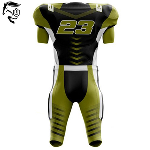 Uniforme de football américain pour jeunes de haute qualité 2025 avec logo imprimé par transfert thermique, 100% polyester respirant, taille plus - Product Image 4
