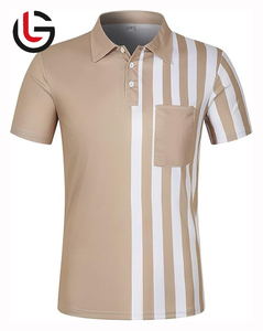 เสื้อโปโลสำหรับผู้ชายเสื้อกอล์ฟผ้าถัก180กรัมเสื้อคอตตอน100% สูงดีไซน์ยอดเยี่ยม - Product Image 4