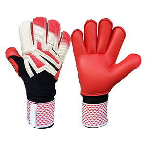Gants de gardien de but de football professionnel unisexe en latex avec logo personnalisé pour l'extérieur avec emballage de protection des doigts quantité minimale de commande OEM - Product Image 1