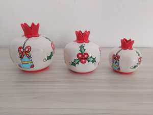 DAFNI <b>Christmas</b> Pomegranate Decorative Ornaments Handmade Plastic <b>Novelty</b> <b>Gift</b> Set Thematic Holiday Decoration From Istanbul - Product Image 1