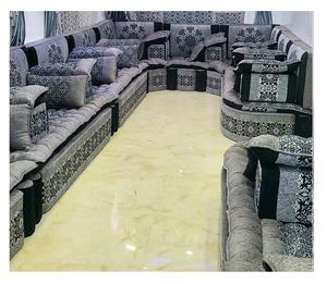 Sofá estilo Majlis árabe, diseño clásico, elegante conjunto para sala de estar, asientos de esquina de lujo, diseño que ahorra espacio - Product Image 1