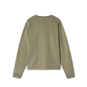 เสื้อยืดแขนยาวพิมพ์ลายโลโก้ตามสั่ง ผ้าฝ้ายถัก 100% คุณภาพสูง พิมพ์ดิจิทัล แห้งเร็ว ระบายอากาศได้ดี ไม่หดตัว ลายเรียบ - Product Image 6