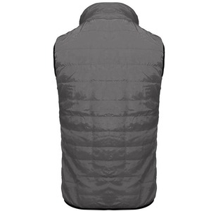 Custom Logo Men's High Street Style Winter <b>Quilted</b> Sleeveless Vest Hooded Puffer Plus Size Woolen Jacket <b>Waistcoats</b> Linen Shell - Product Image 6
