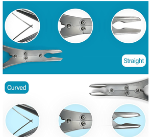 เครื่องเจาะกระดูกขนาดเล็กจาก Ruskin ทำจากสเตนเลสสตีลแบบคู่รูปทรงตรงและโค้ง - Product Image 5