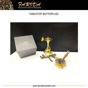 Cachimbas Farida de Lujo Egipcias de Alta Calidad, Muy Vendidas, con Base de Latón y Mariposas Lacadas, a un Precio Competitivo - Product Image 4