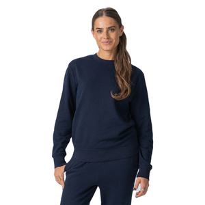 Sweat-shirt confortable à manches longues pour femmes, col rond décontracté, en tissu doux pour un usage quotidien, la détente et les activités de plein air - Product Image 1
