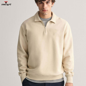 2025 hiver saison bas prix sweats à capuche en gros conception personnalisée tenue décontracté demi fermeture éclair sweat - Product Image 2