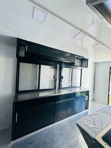 Camión de comida rápida móvil de aluminio de acero inoxidable Construcción de fibra de vidrio duradera Comida de aperitivos Helado usado para la venta - Product Image 3