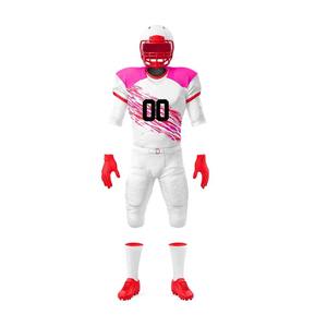 Maillot de football américain haute performance pour homme en polyester, séchage rapide, respirant, protection, manches courtes - Product Image 5