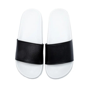 Factory wholesale custom design logo summer <b>slippers</b> for men and women non-slip leisure outdoor thick PVC flip-flops - Product Image 2