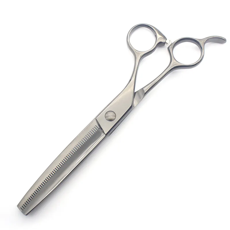 High Quality Professional Curved Thinning Scissors 440C Stainless Steel Pet Grooming 6.5 inch