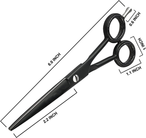 Tijeras de precisión para recortar la barba, para uso en barberías y salones de belleza. Tijeras para cortar la barba y dar forma al vello facial. - Product Image 1