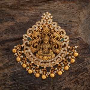 Authentic Silver Temple Pendant Culturally Inspired Jewelry - Product Image 1