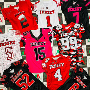 Fútbol americano Jersey fan Jersey padre sublimación tackle sarga bordado más tamaño soporte personalizado fabricantes de fábrica - Product Image 6