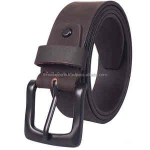 Style décontracté avec caractéristiques durables et respirantes Longueur personnalisée Ceinture de luxe en cuir de vache véritable pour hommes à vendre - Product Image 6