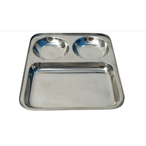 Nouveau plateau Arbecuet KVR en acier inoxydable, plateau Thali, barbecue Thali, plat profond pour le dîner, Thalis - Product Image 4