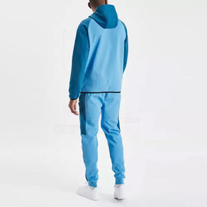 Chándales de hombre con logotipo personalizado de mejor estilo, conjuntos de Jogger de etiqueta privada, forro polar de algodón de punto para invierno, atuendo informal, venta de fábrica - Product Image 2