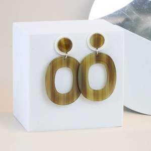 Dernières boucles d'oreilles en corne de buffle, prix de gros, design personnalisé, haute qualité, meilleures ventes, artisanat naturel - Product Image 5