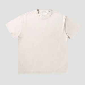 Venta al por mayor de los hombres de alta calidad Heavy Hip Hop Streetwear Camiseta 100% algodón de secado rápido transpirable 220g de lona - Product Image 1