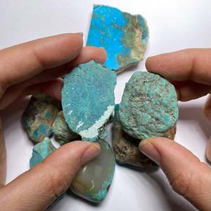 Pierre précieuse turquoise naturelle non montée - Mine de Kingman, Arizona, États-Unis - Qualité AAAAA, minéral bleu de qualité supérieure - Product Image 3