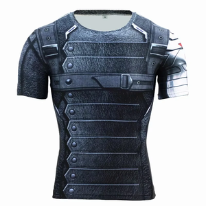 Camiseta de MMA, Rashguard, Bjj Gi, Impresión 3D, Capitán, Transpirable, Camisetas para Hombre, Camiseta de Compresión de MMA, Ropa Deportiva, Tops Deportivos - Product Image 1