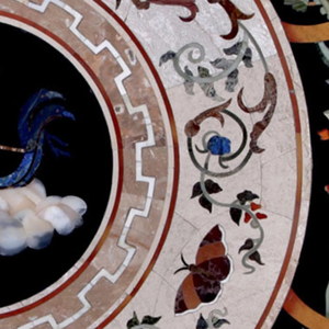 Table de fleurs artisanale en marbre vert et nacre, modèle personnalisé, art populaire indien, Saint-Valentin, Pietra - Product Image 4