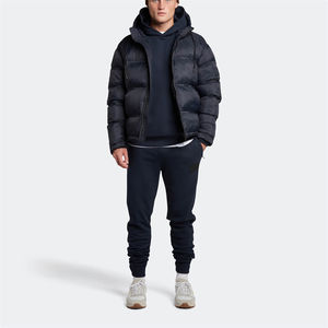 Chaqueta Acolchada de Invierno para Hombre, Personalizada por el Fabricante, con Cuello Alto, Estilo Urbano, de Secado Rápido, Transpirable, Ligera, Lisa, Casual y Ajustada - Product Image 4