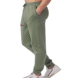 Wholesale High Quality Sports Blank Cloth Elastic Trackpants With No Labels French Terry Fabric Sweatpants Men - Product Image 6
