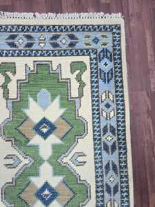 Handmade Woolen Rug Modern Design Oushak Rug New Wholesale Price Hot Selling Customizable Size Available Sizes 5x8 Prayer Picnic - Product Image 3