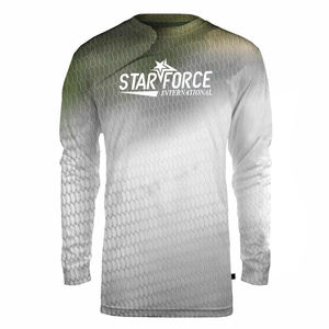 Camiseta Polo de manga larga con protección UV, camiseta de pesca, venta superior, nuevo diseño personalizado, impresión por sublimación completa, secado rápido - Product Image 5