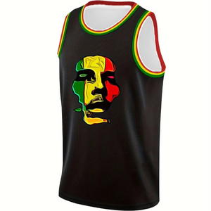 Haut de basket-ball à la mode et confortable pour hommes gilet respirant sans manches absorbant la sueur séchage rapide et confortable - Product Image 4