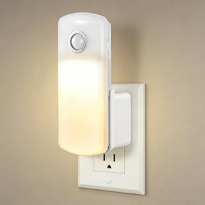 3 <b>in</b> 1 Multifunction ABS <b>Night</b> <b>Light</b> LED <b>Motion</b> <b>Sensor</b> Warm LED Color Bedroom Room Projection <b>Plug</b>-<b>In</b> - Product Image 1