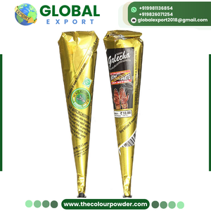 Traditional Herbal Black <b>Henna</b> <b>Cone</b> And Tube Ready-To-Apply Long-Lasting Black Color Wholesale Supply For Weddings,Parties&Event - Product Image 2