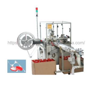 เครื่องจักรอัตโนมัติสำหรับการตัดและยึดซีลฝาปิดภาชนะบรรจุอาหารและเครื่องดื่ม พร้อมบรรจุภัณฑ์กล่องไม้และมอเตอร์ - Product Image 1