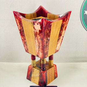 Quemador de Incienso de Madera de Lujo con Resina Epoxi, Quemador de Incienso Árabe Antiguo en Venta, Decoración del Hogar y Porta Incienso de FWE - Product Image 1