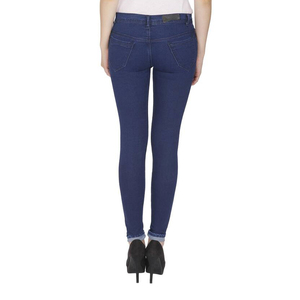 Dernier design de haute qualité, tenue décontracté, pantalon en jean confortable pour femmes, taille haute, coupe ajustée, pantalon en jean extensible, OEM - Product Image 3