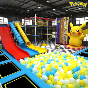 Soluzione Completa: Sistema Commerciale di Percorso <span class=keywords><strong>a</strong></span> Ostacoli Ninja Warrior e Parete da Arrampicata con Ponte di Corda per Parco Trampolino per Adolescenti - Product Image 3