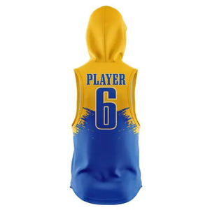 Uniforme de Fútbol 7V7 para Adultos, Personalizado, al por Mayor de Fábrica, Transpirable, Antibacteriano, de Secado Rápido, Sin Mangas, Talla Grande - Product Image 5