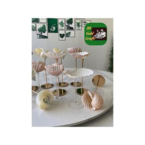 GOBELET À COCKTAIL EN COQUILLE MODERNE FAIT MAIN GOBELET POLI CONCH POUR LA DÉCORATION DE MARIAGE DE LUXE ET L'UTILISATION D'ÉVÉNEMENTS CRÉATIFS - Product Image 5