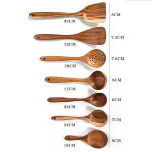 Ustensile de cuisine en bois de hêtre naturel pour la cuisine et le service par crecent crafts - Product Image 1