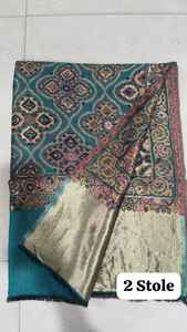 Pashmina Moonlight, Estola de Tela con Diseño Mughal Paisley, Chal Cálido de Invierno, Bodas Indias 2026, OEM al por Mayor, Hecho en India - Product Image 2