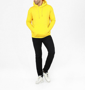 Jerseys de algodón de peso pesado para hombre, ropa de calle con hombros caídos, sudaderas con capucha con colores lisos sólidos, venta al por mayor para la temporada de otoño - Product Image 6