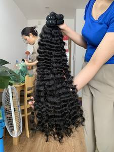 Onda de agua del océano crochet no Remy trenzado de extensiones de cabello humano tejido cabello vietnamita cabello crudo solo donante - Product Image 3